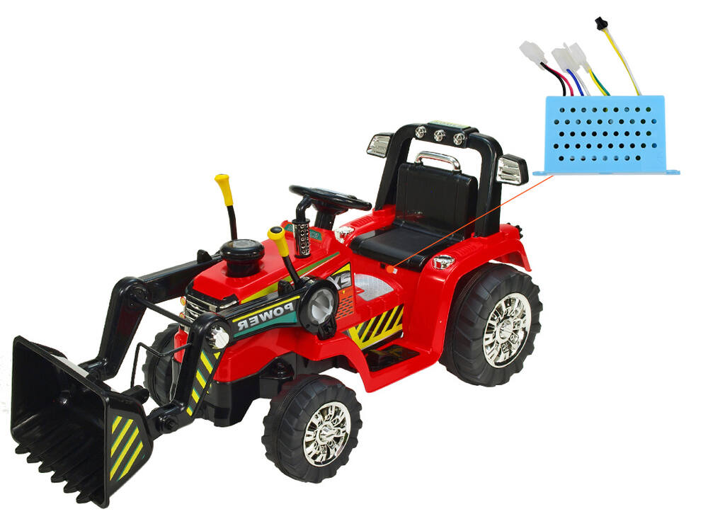 Dětský traktor ZP1005 - náhradní řídící jednotka MODRÁ-1
